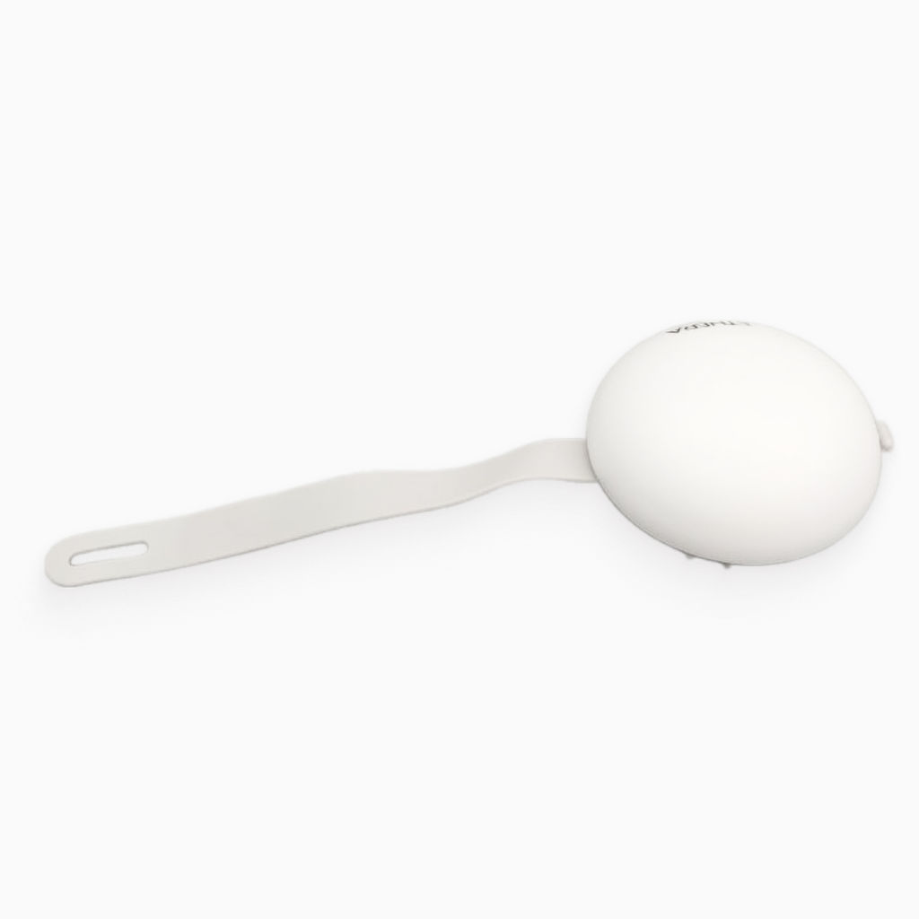 ETHERA Массажная силиконовая щётка для мытья головы, белый  фото 4