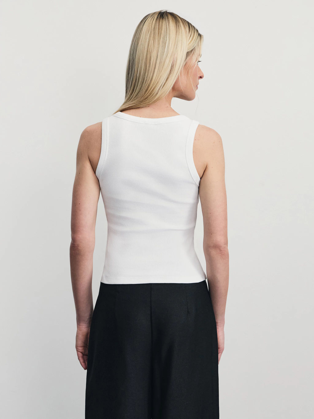 Базовый топ в рубчик / Zarina  фото 5