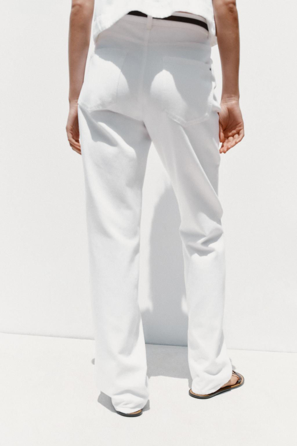 JEANS Z1975 90S STRAIGHT HIGH-WAIST BELT - Zara фото 4