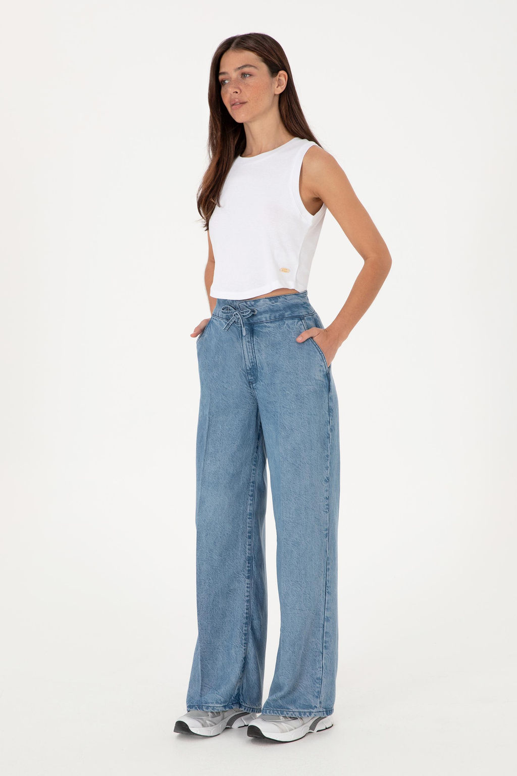 Kad_n A__k Mavi Jean Pantolon Sepette S_rpriz _ndirim - U.s. polo assn фото 3