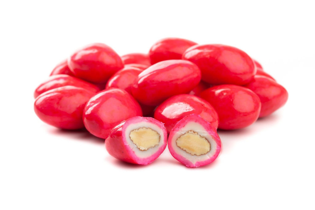 Драже Миндаль вкус Клубники в глазури вес 1,8 кг (Восточный букет)