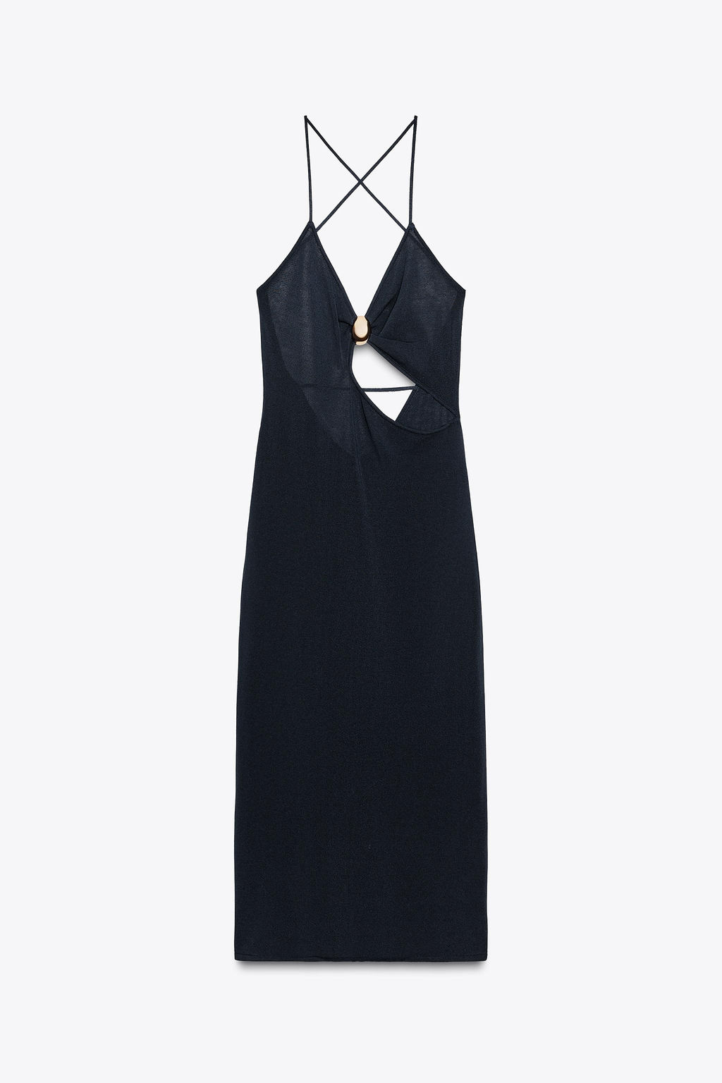 KNIT DRESS WITH CUT OUT DETAIL - Zara фото 12