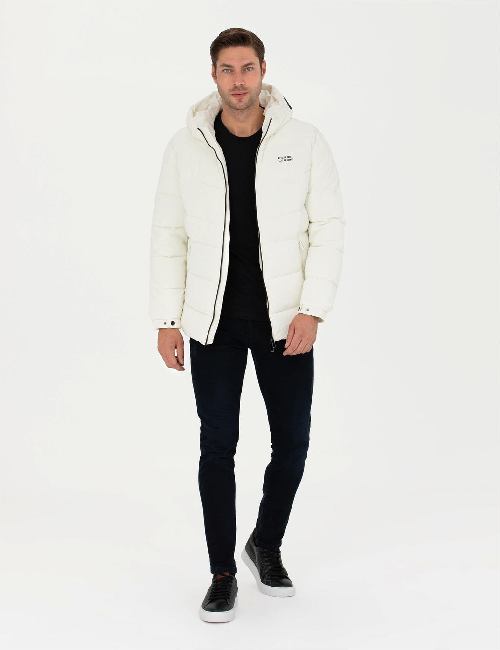 Ekru Kap__onlu Spor Mont - Pierre cardin фото 11