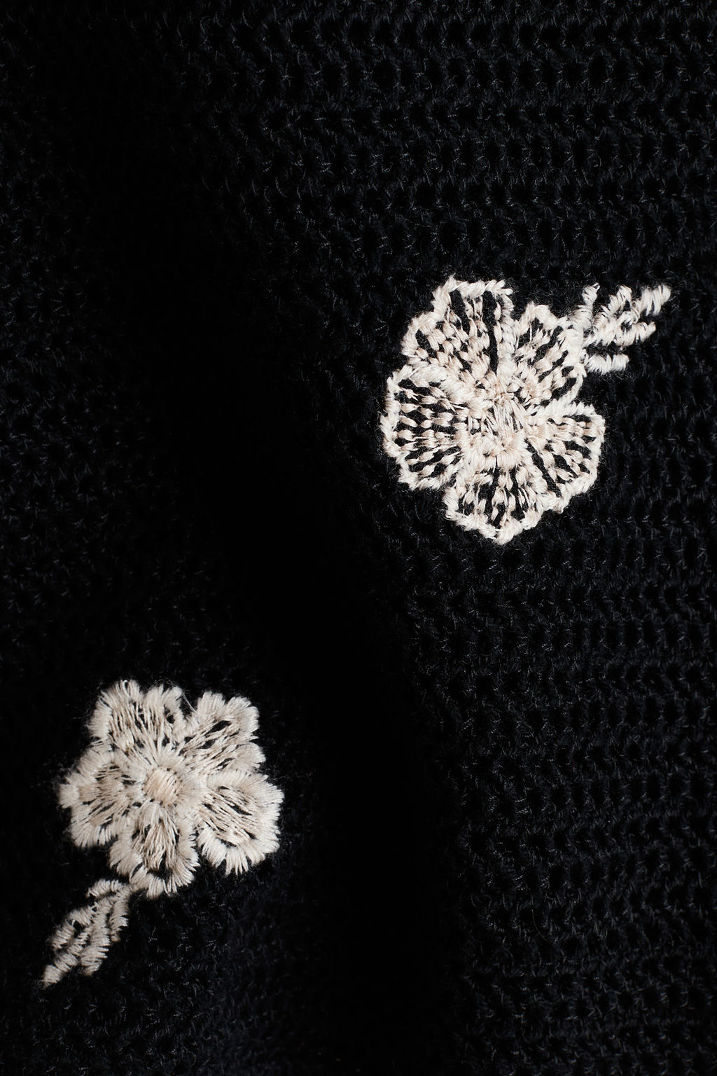 Top efecto crochet con detalles bordados - H&m фото 4