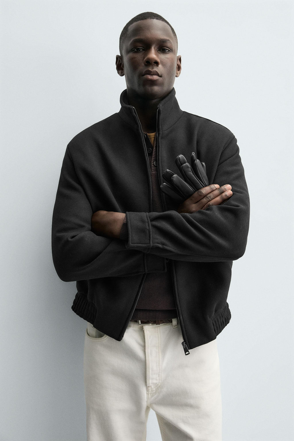 CLOTH ZIP-UP JACKET - Zara фото 6