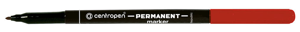 Centropen Набор маркеров PERMANENT 1 мм 4 цв. перо круглое 2536/4 ассорти