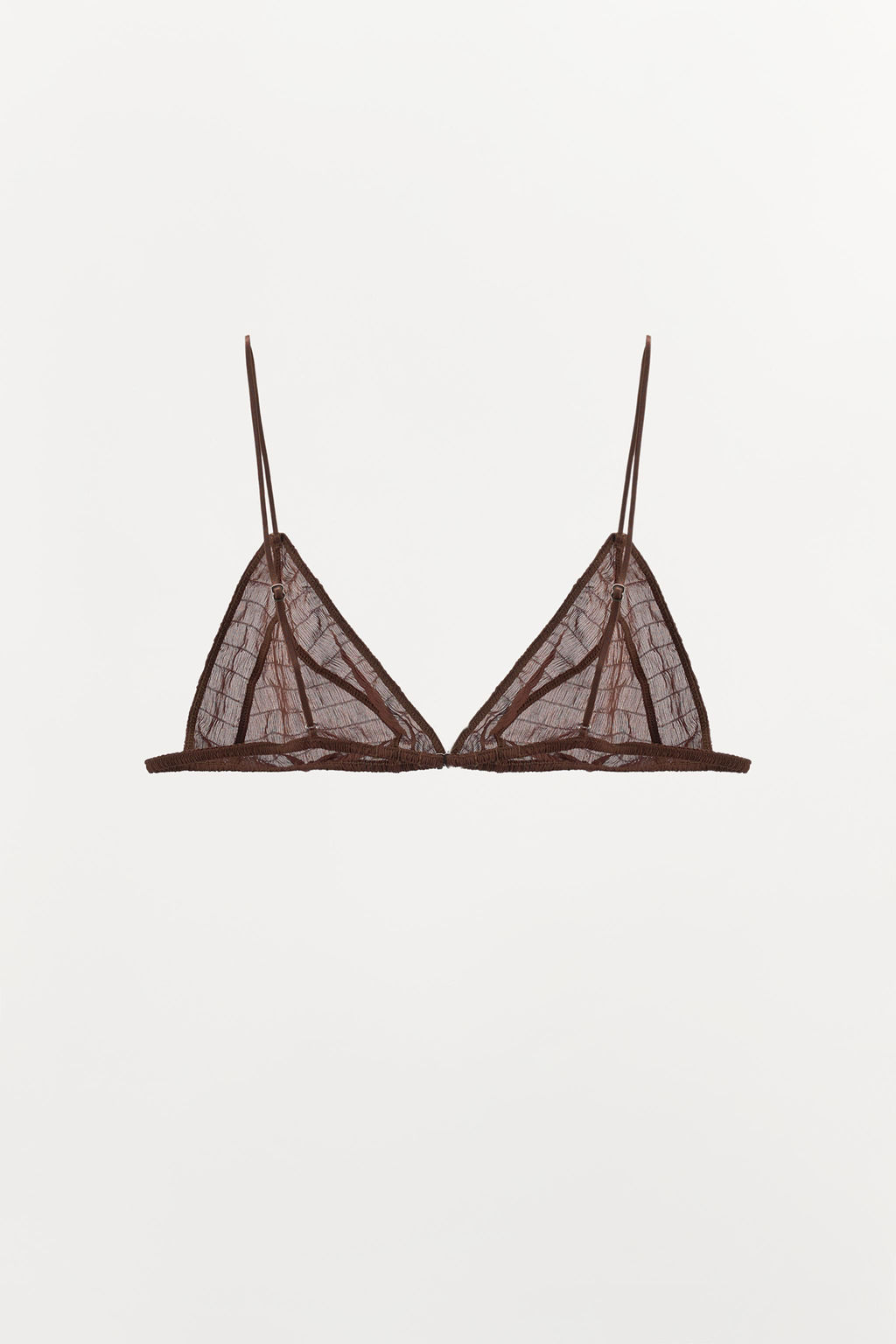 LIMITED EDITION STRUCTURED SILK BRALETTE - Zara фото 5