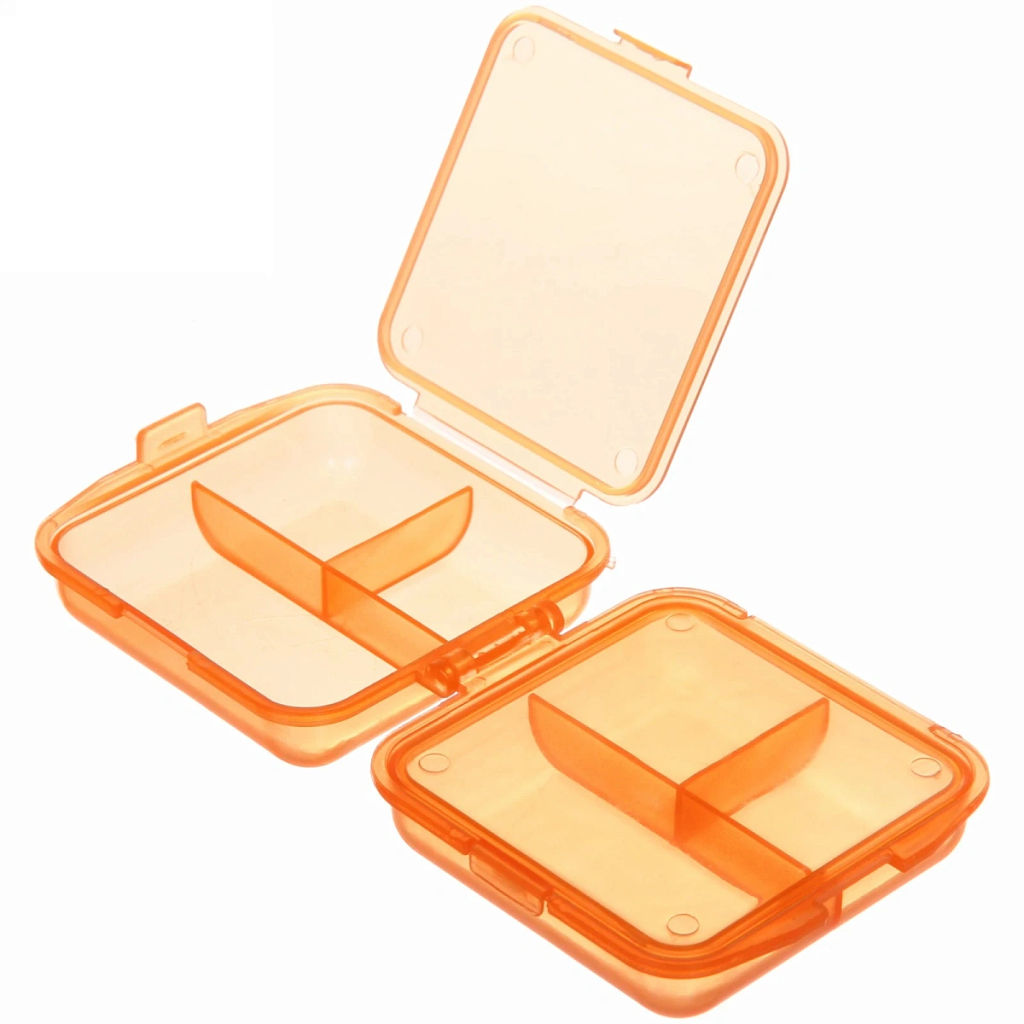 Цена за 10 шт. Таблетница - органайзер "ИДЕЯДОМА", 3 ячейки, 6*6*3см