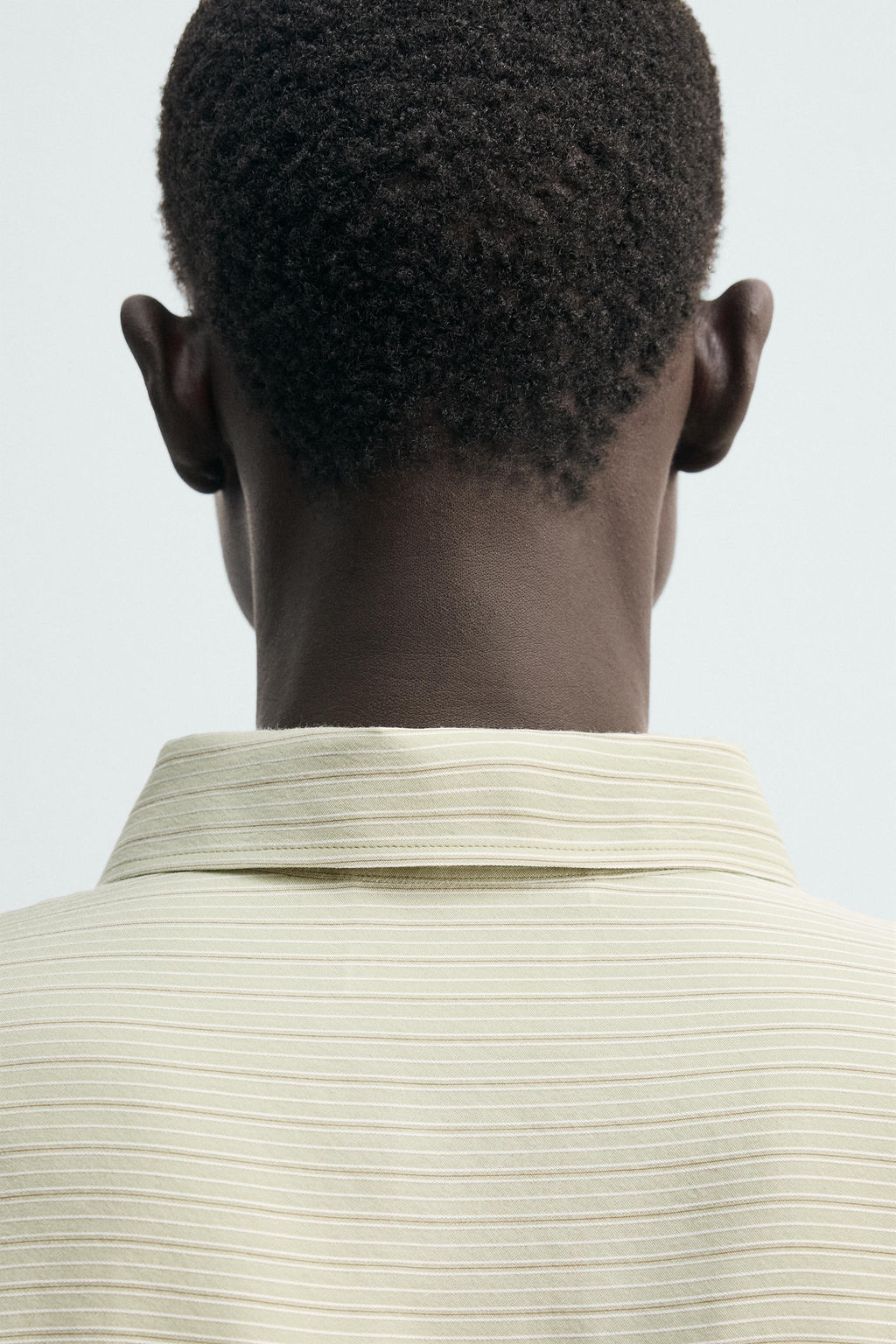 CAMISA FLUIDA RAYAS / Verde claro - Zara фото 6