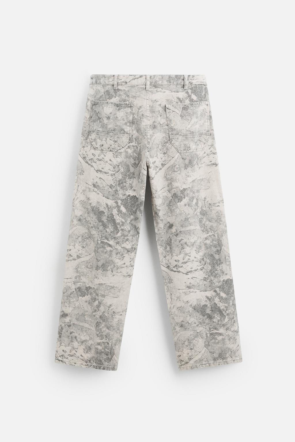 WASHED CARPENTER TROUSERS - Zara фото 7