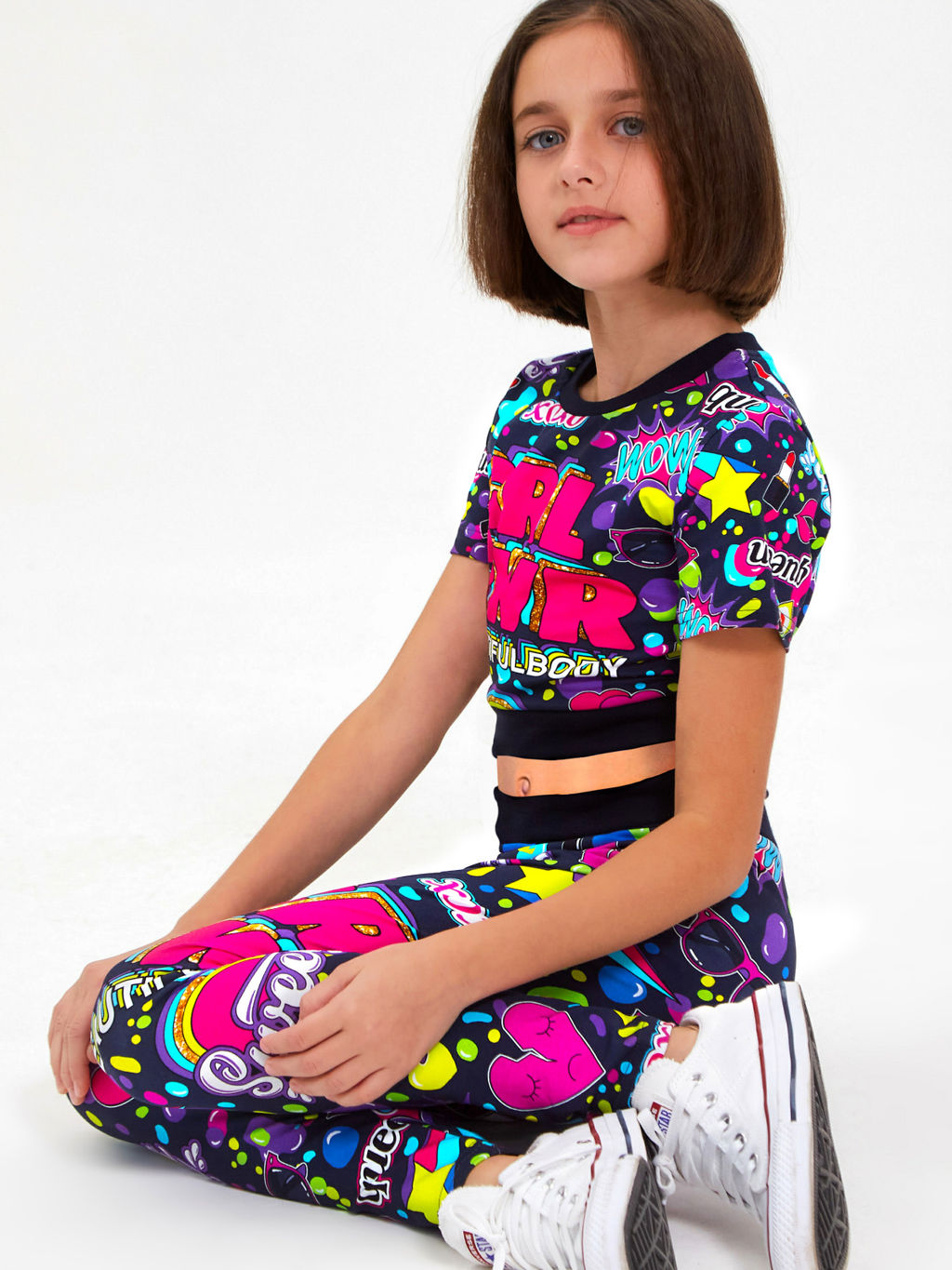 Костюм "Soft Girl ",лилово-синий