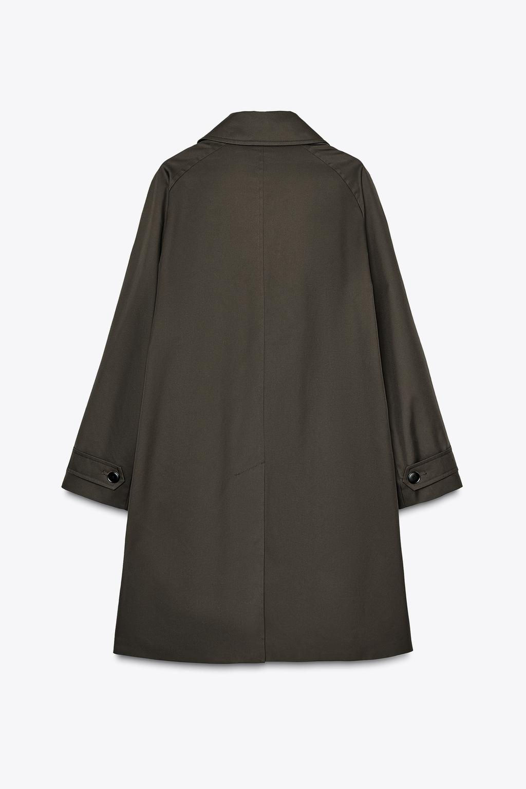 ZW COLLECTION OVERSIZE TRENCH COAT - Zara фото 6