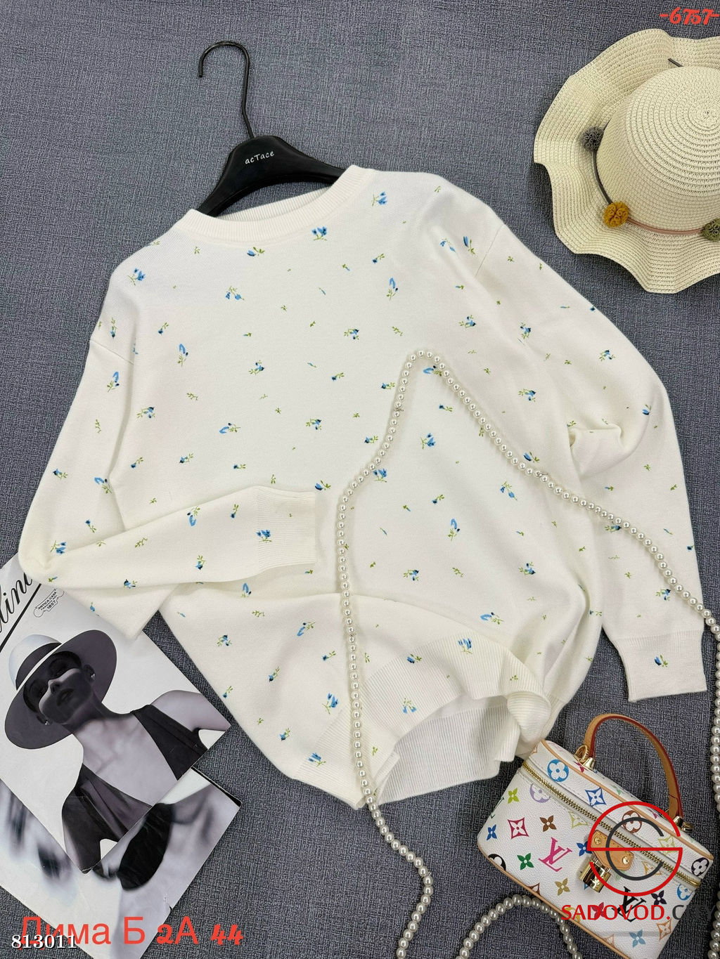 Кофта женская с принтом - Bruno фото 5