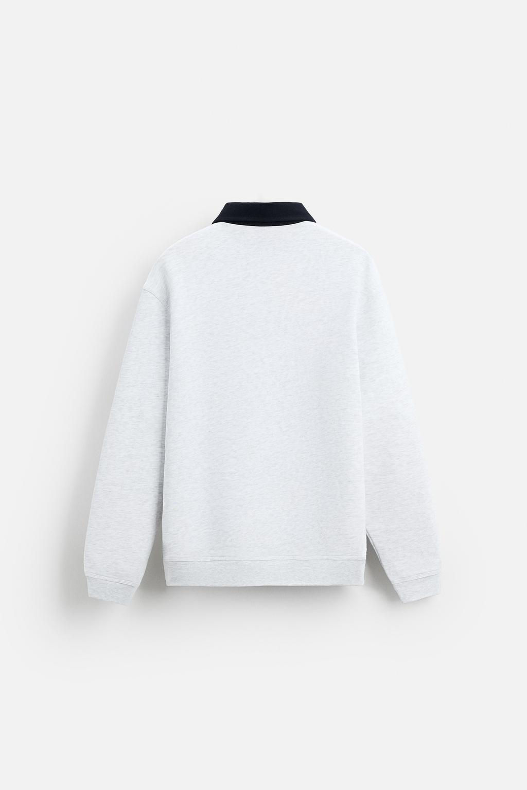 CONTRAST COLLAR POLO SHIRT - Zara фото 31