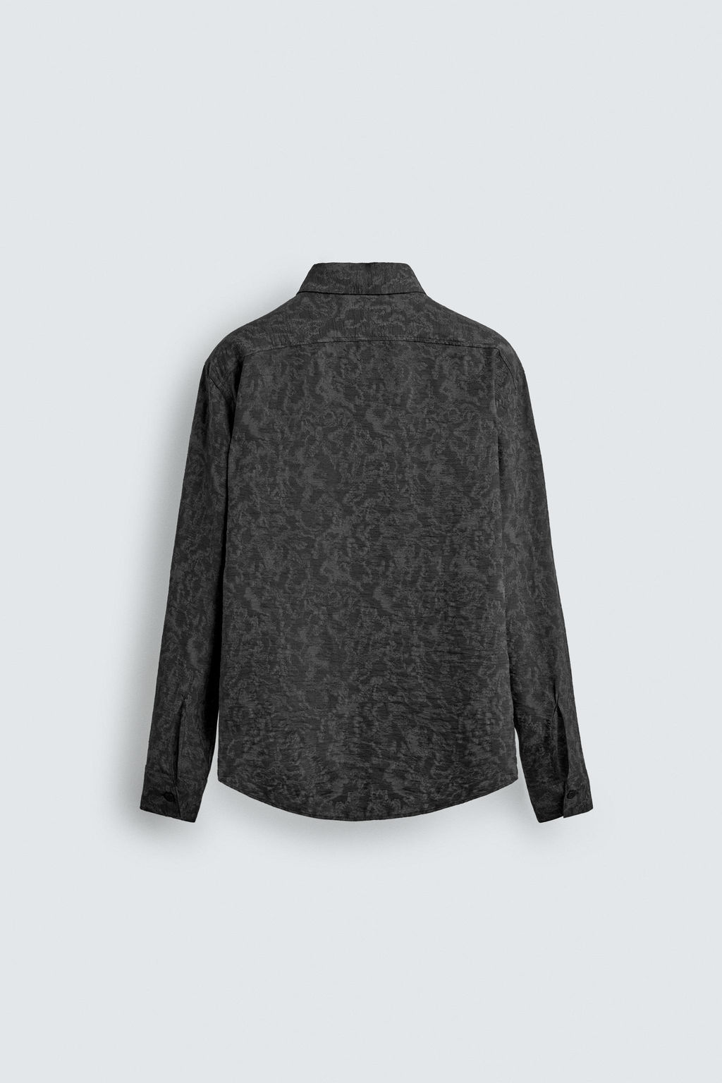 FLUID FLORAL JACQUARD SHIRT - Zara фото 8