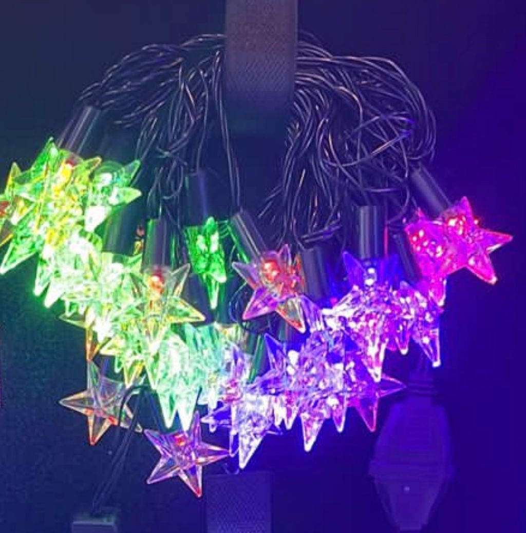 Гирлянда Фигурки Звездочки 10 м (40 L) (арт. HZ-27-4) - Ип лебедев о.ю фото 2