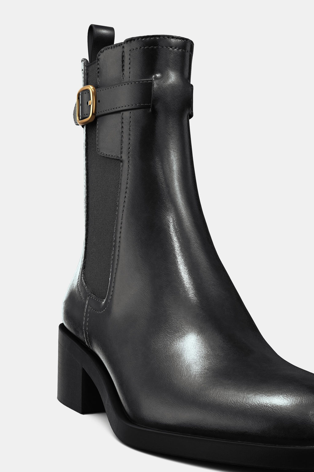 BUCKLE DETAIL ANKLE BOOTS - Zara фото 6