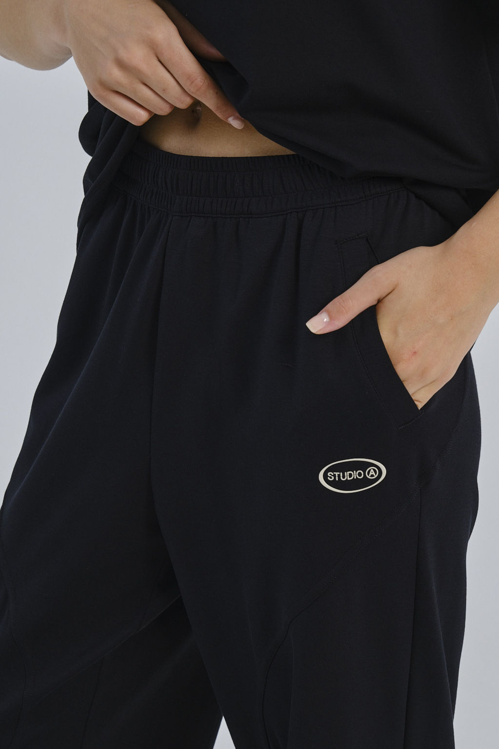 Брюки трикотажные Черный