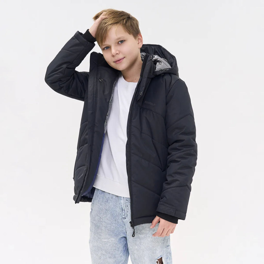 RODOS Куртка зимняя для мальчика М-315/1 Тёмно-синий