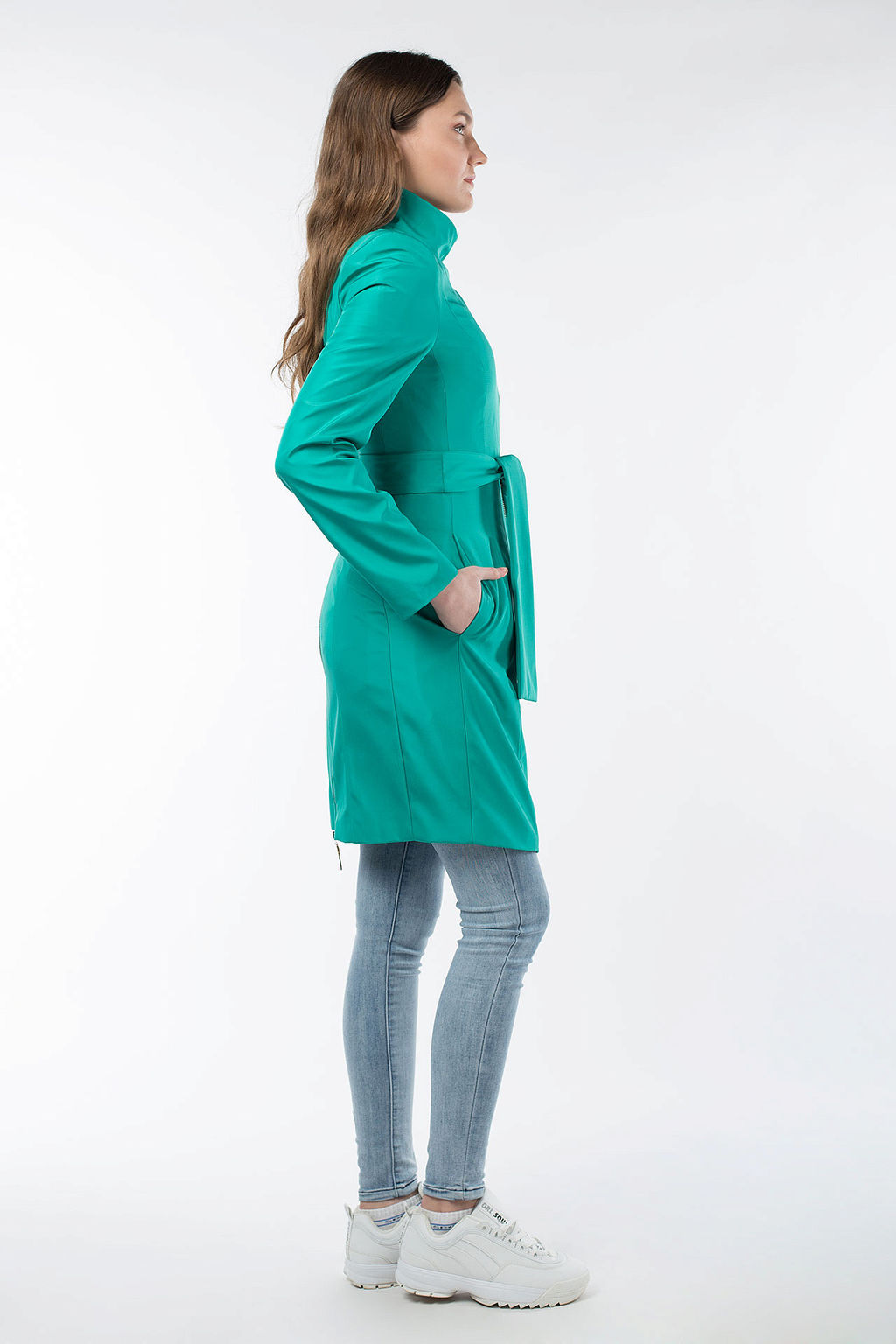 03-1886 Плащ женский (пояс) - El podio фото 2