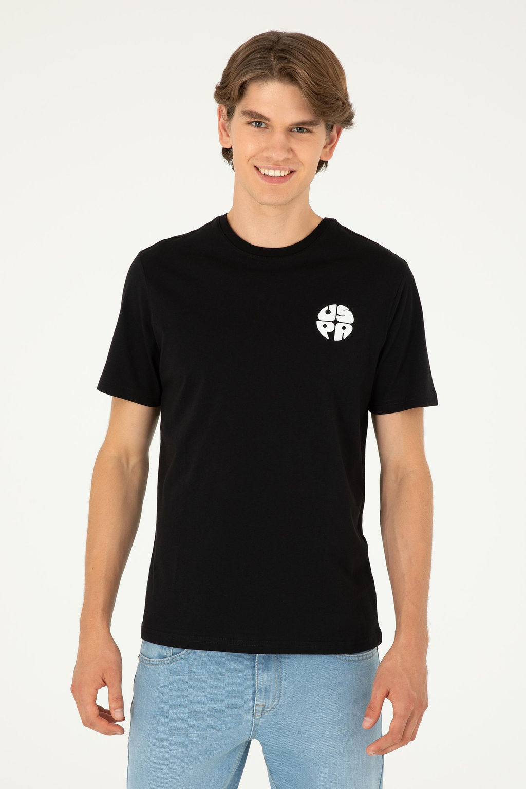 Мужская черная футболка Неожиданная скидка в корзине - U.s. polo assn фото 3