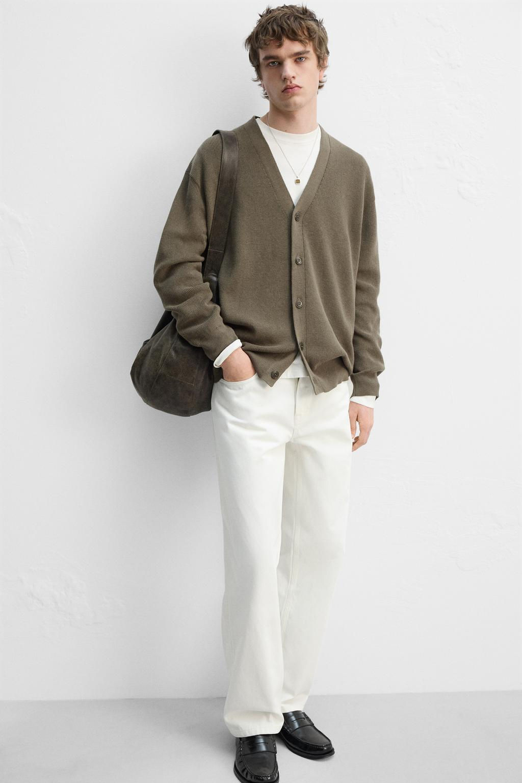 COTTON BLEND CARDIGAN - Zara фото 7