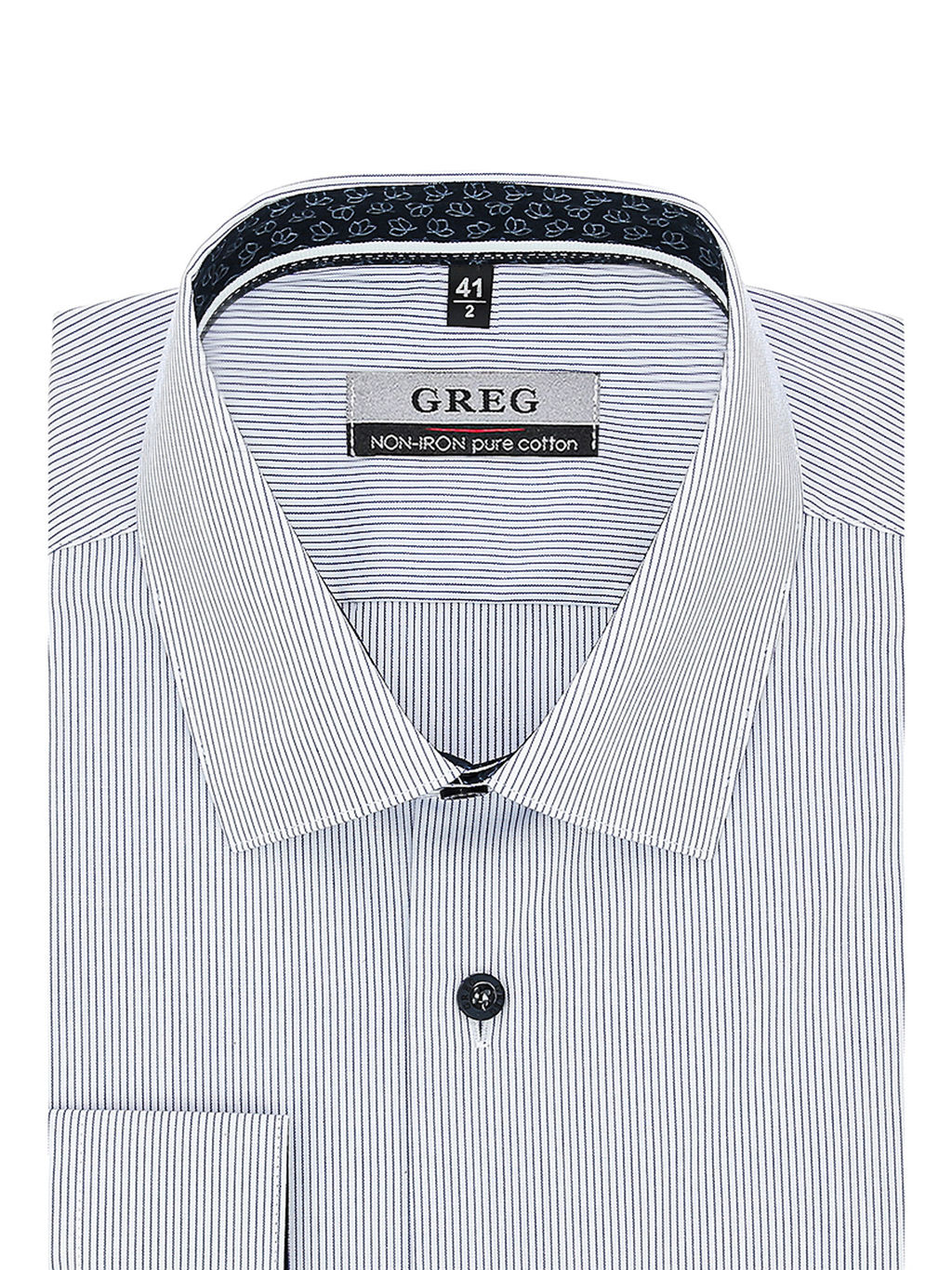 Сорочка мужская длинный рукав GREG 121/211/2213/1p  фото 2