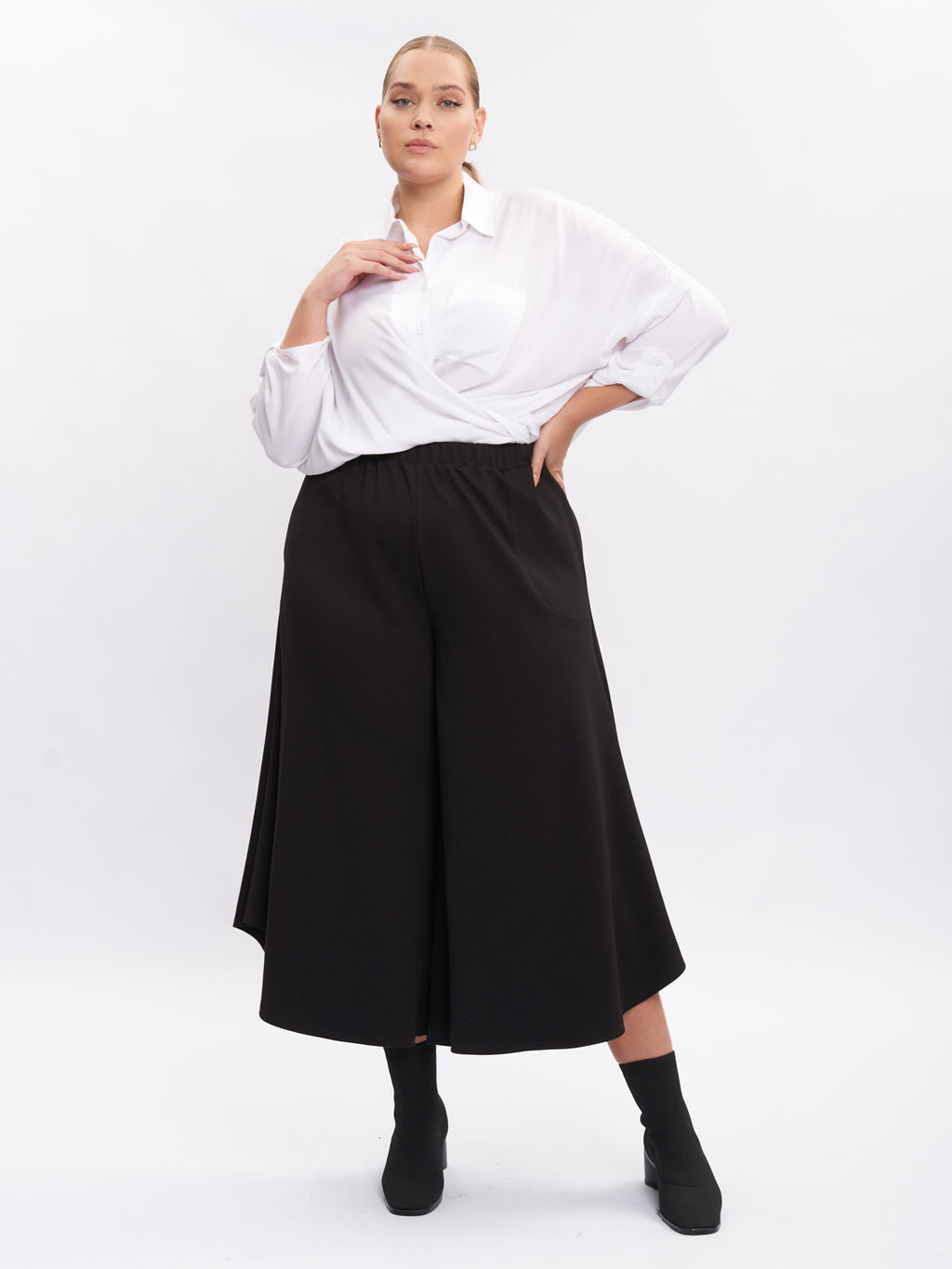 Брюки кюлоты BB25006BLK01 - Артесса фото 11