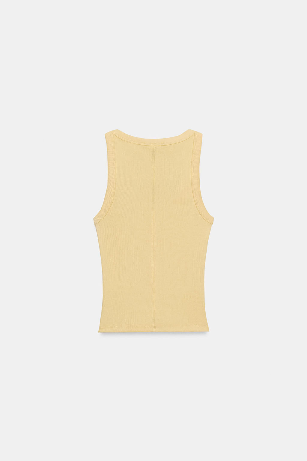 TOP MANGA SISA RIB / Amarillo - Zara фото 6