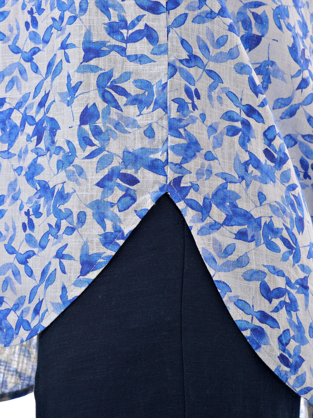 Дышащая легкая Рубашка 20% лен 80%вискоза - А+б коллекция фото 11