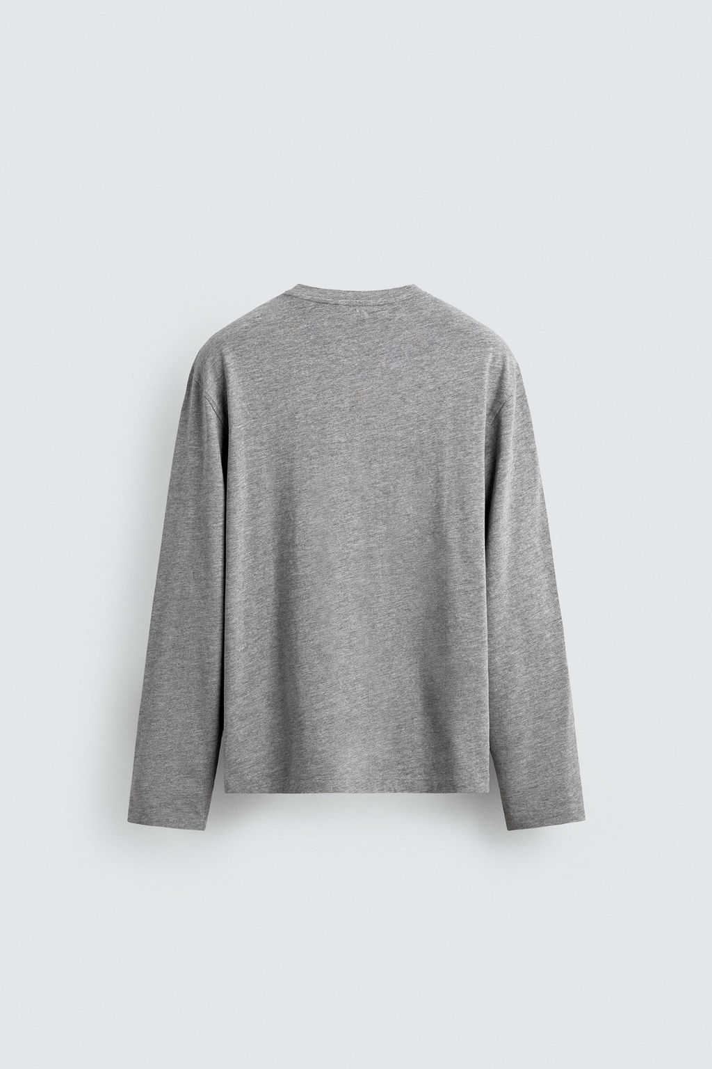 CAMISETA MANGA LARGA BOLSILLO AARON LEVINE X ZARA / Gris vigor? фото 7