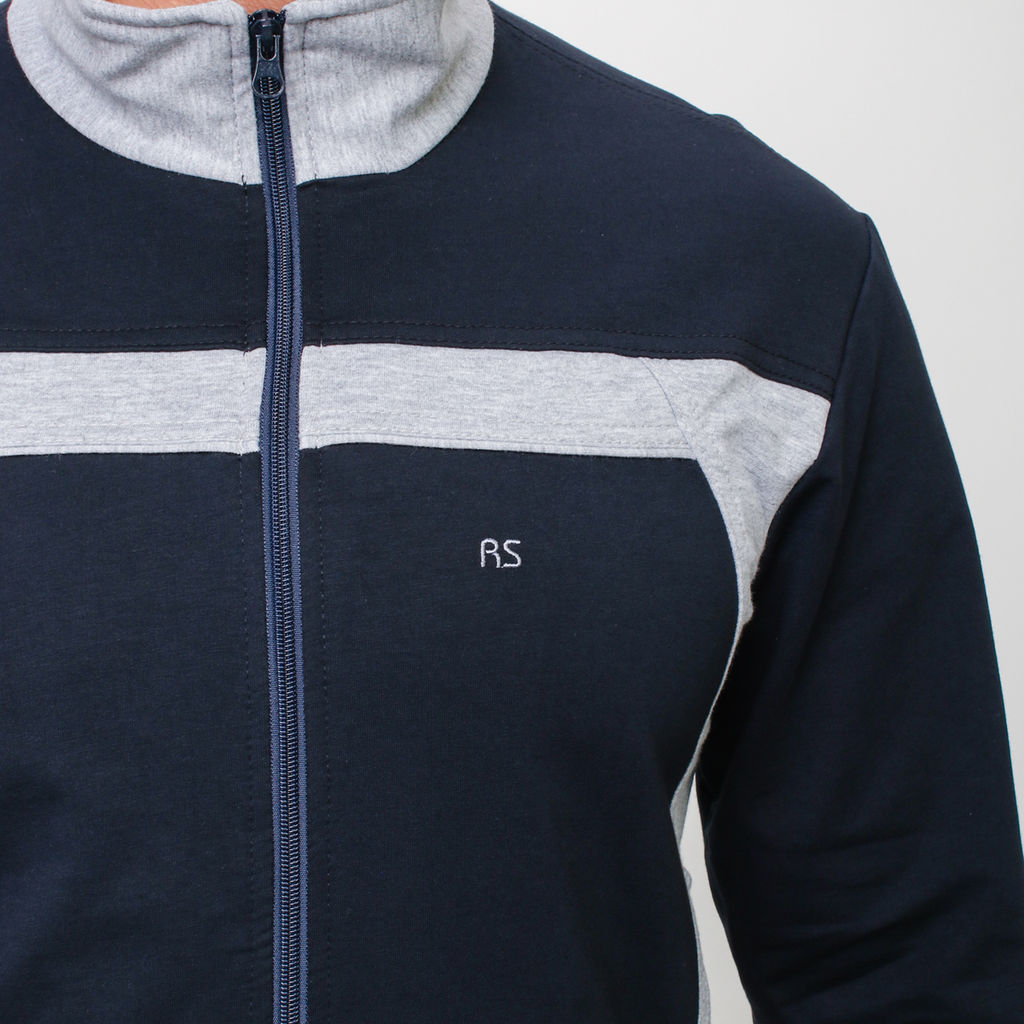 RODOS Спортивный костюм мужской весна/лето М-187 Синий/Меланж  фото 4