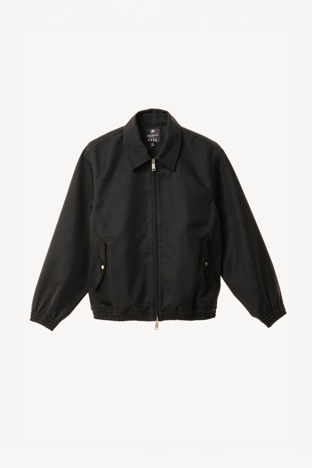 CAZADORA BOMBER ESTRUCTURA WILLY CHAVARRIA X ZARA / Negro  фото 5