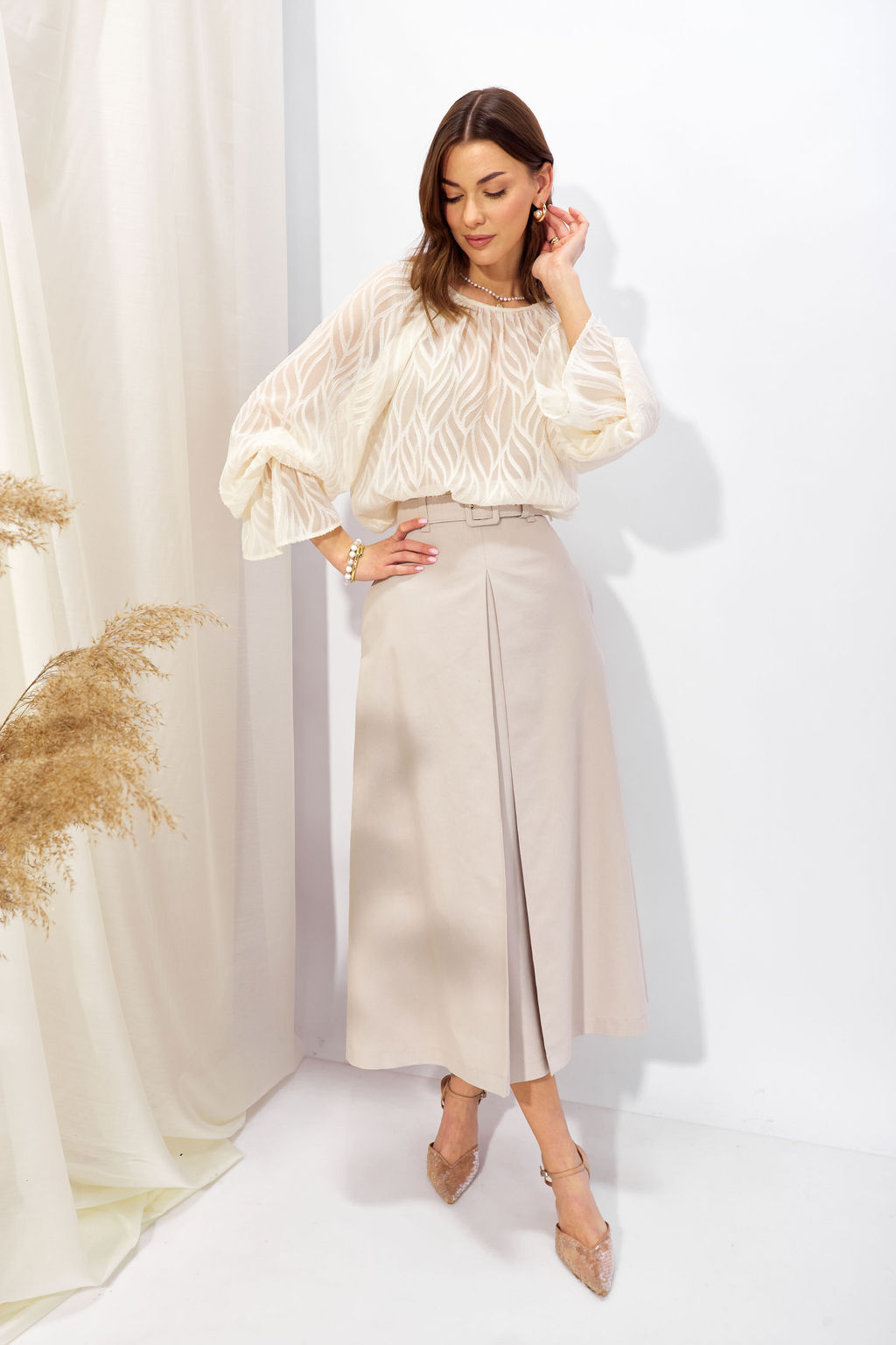 Блуза 4324 (молоко) - Lyushe фото 2