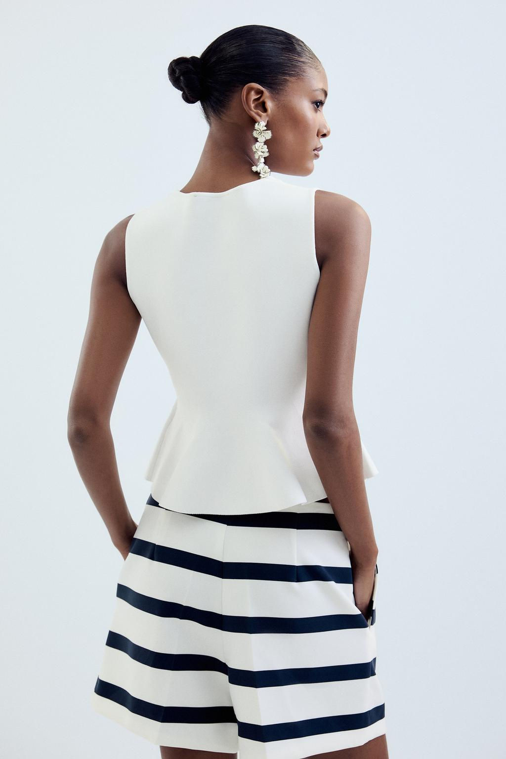 PEPLUM KNIT TOP - Zara фото 4