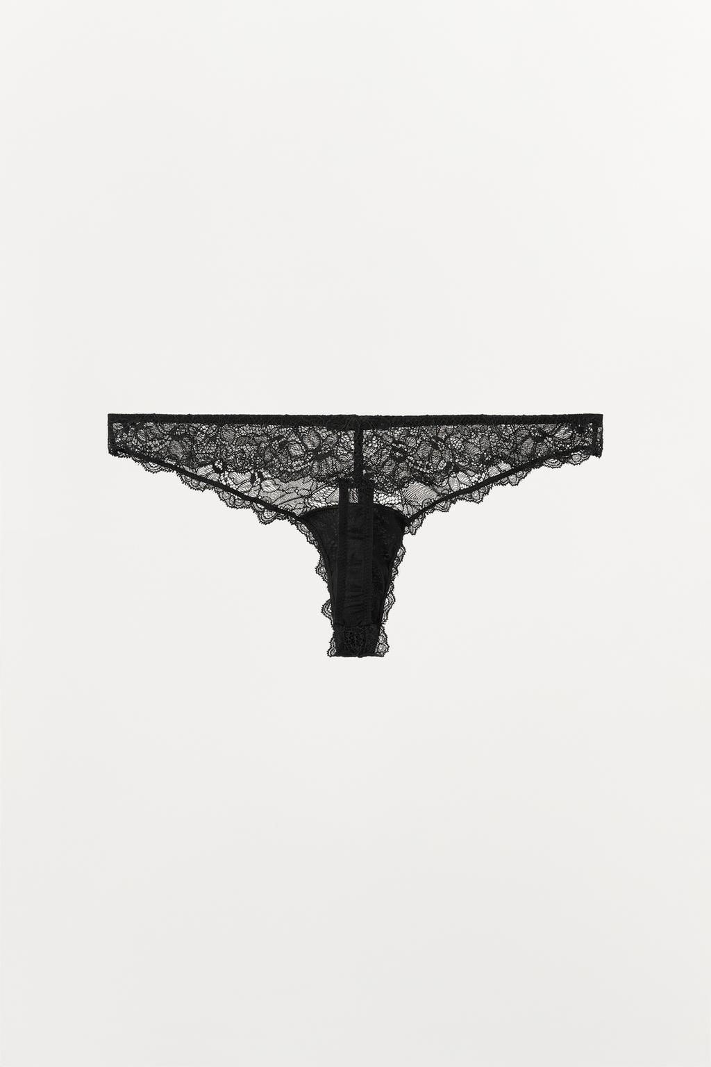 LACE THONG - Zara фото 4