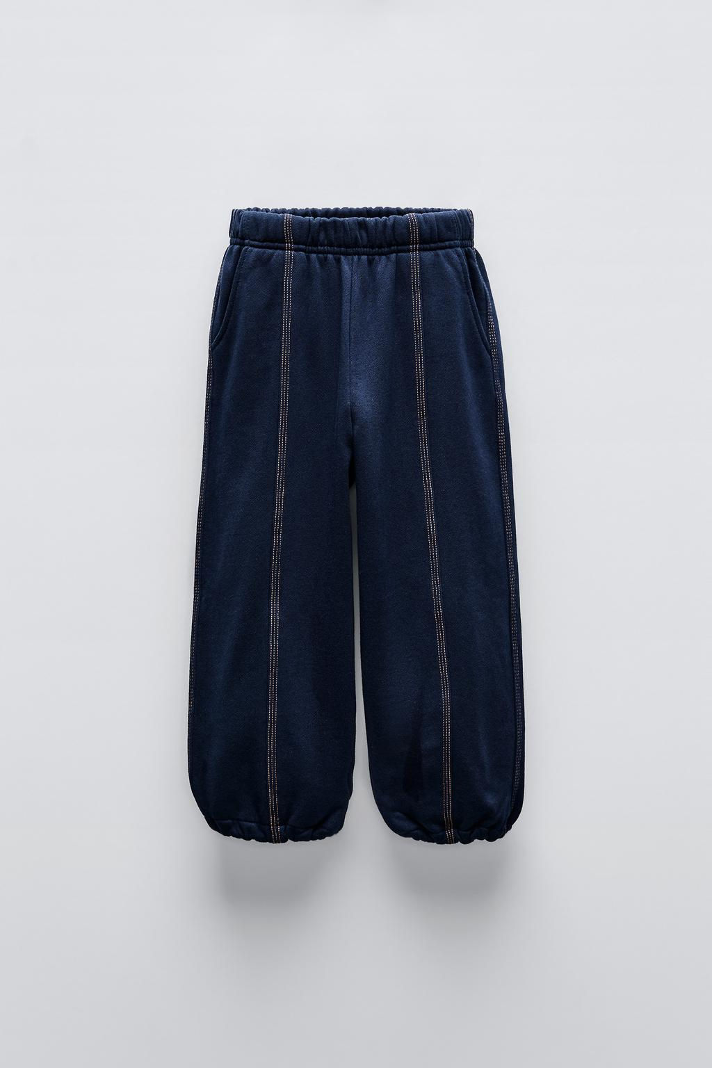 TOPSTITCHED TROUSERS - Zara фото 7