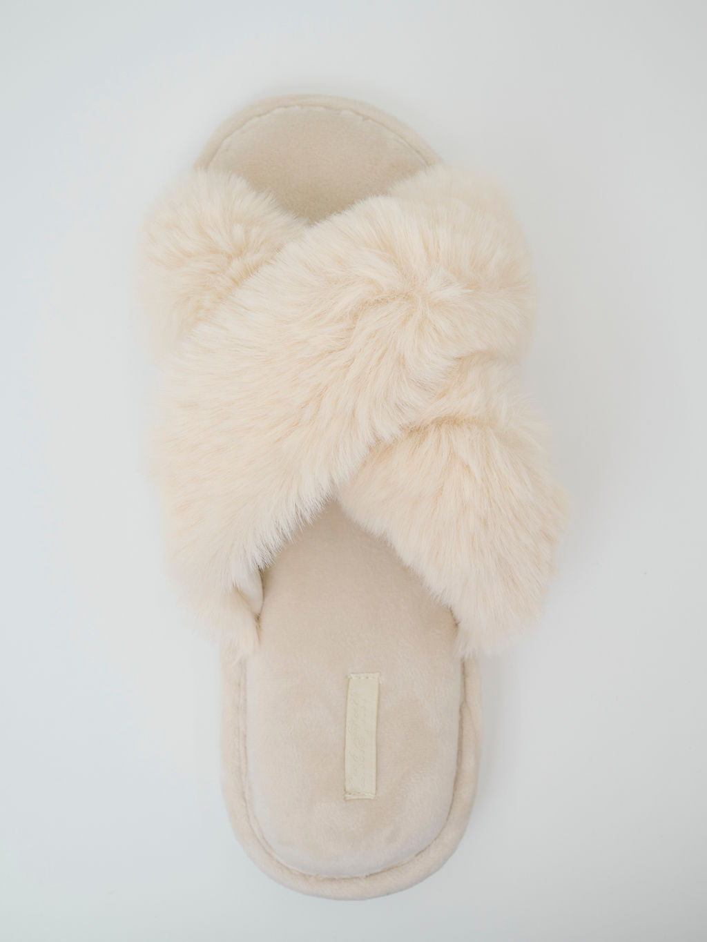 Тапочки домашние Indefini полиэстер кремовый  фото 9