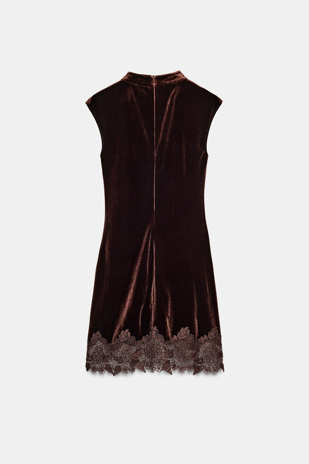 VELVET LACE DRESS - Zara фото 7