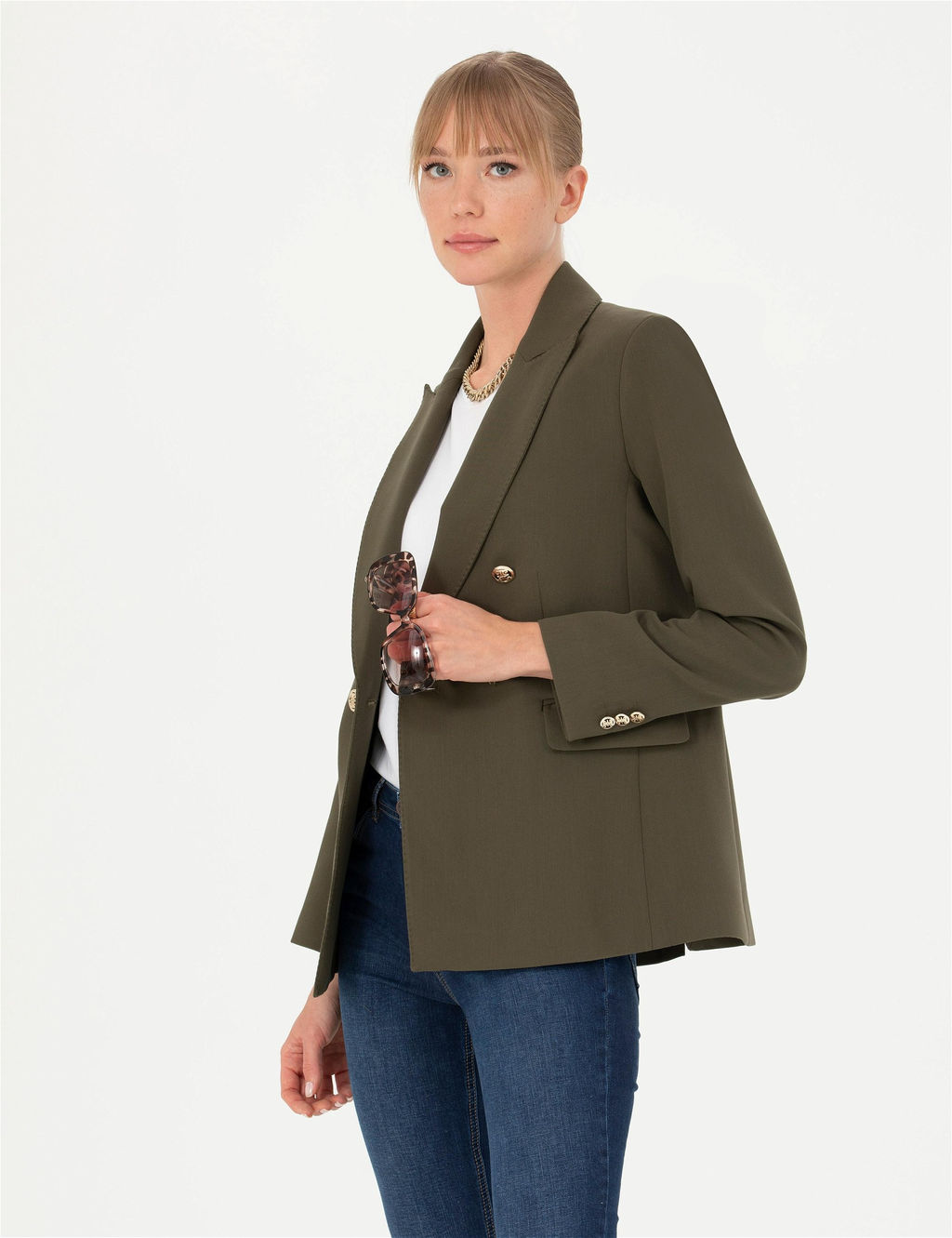 Haki Slim Fit Ceket - Pierre cardin фото 3