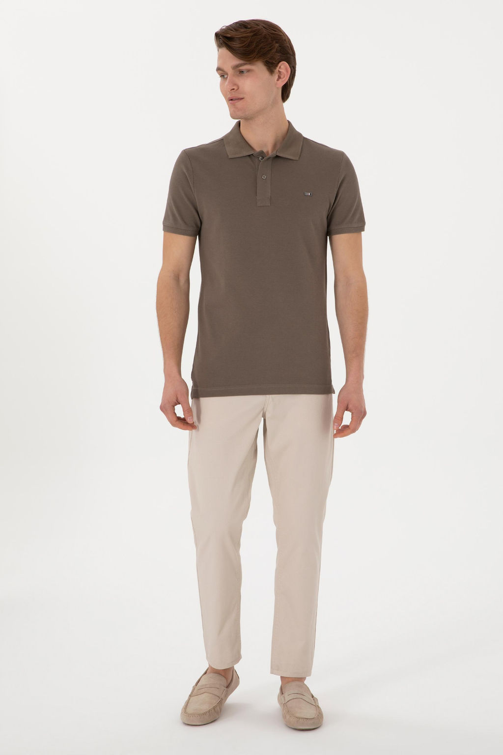 Erkek Slim Fit Ta_ Kanvas Pantolon