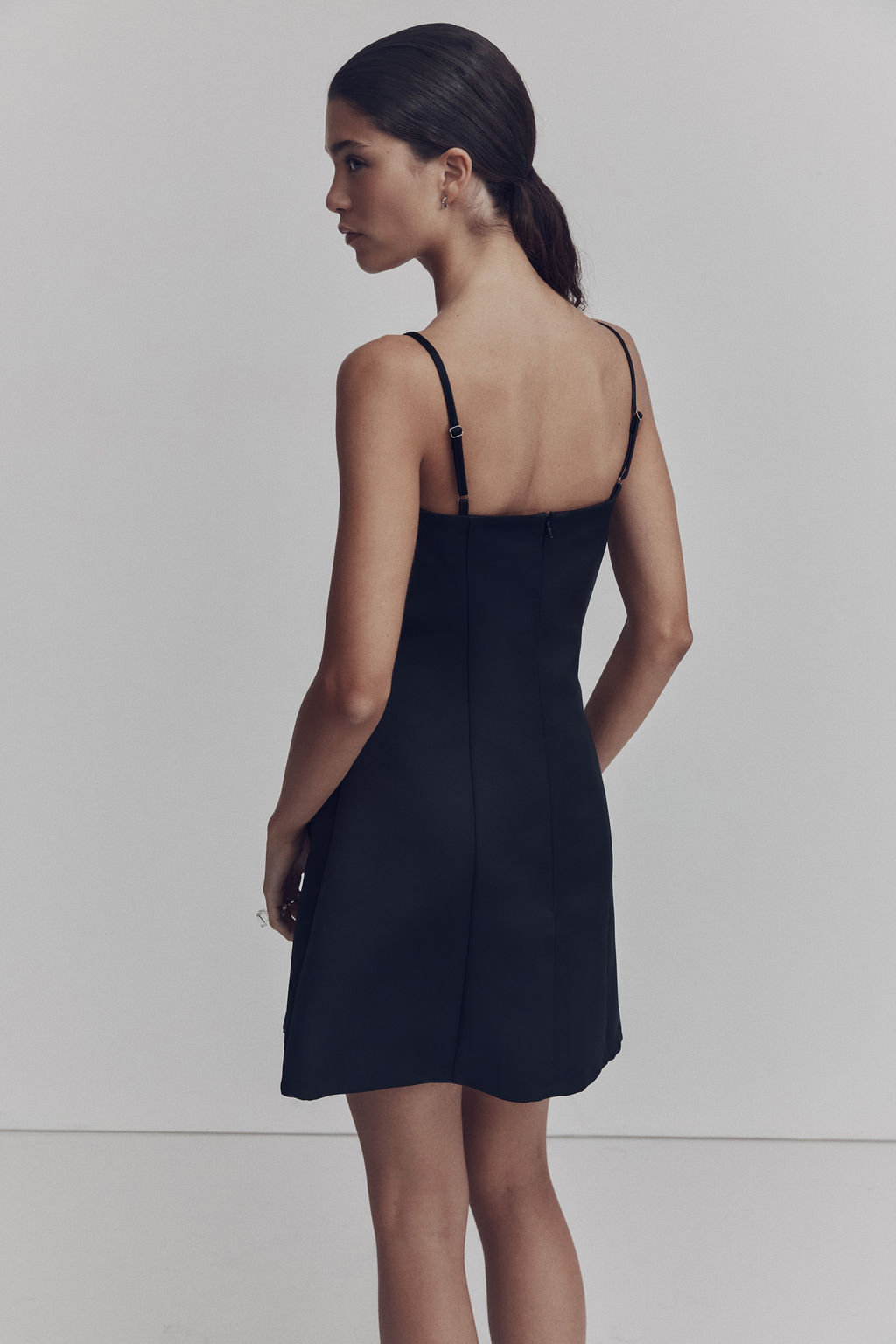 Vestido de sat?n con tirantes finos - H&m фото 3