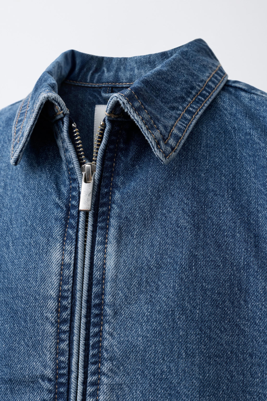 DENIM BOMBER JACKET - Zara фото 5