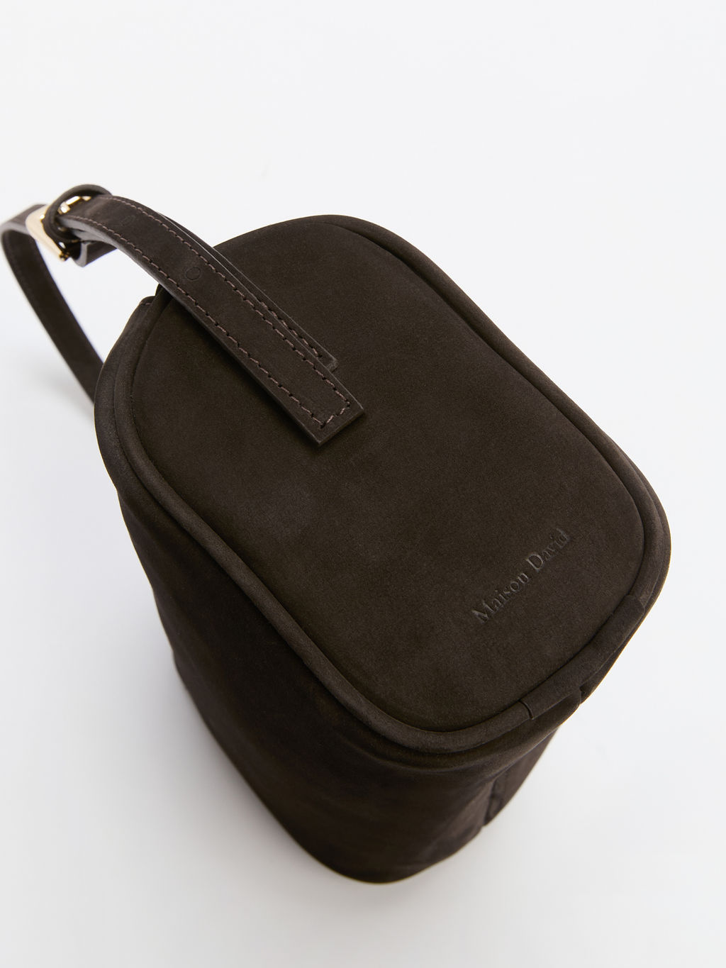 Женская сумка с ручками MAISON DAVID MARY MINI Артикул 4489239, шоколадный  фото 2