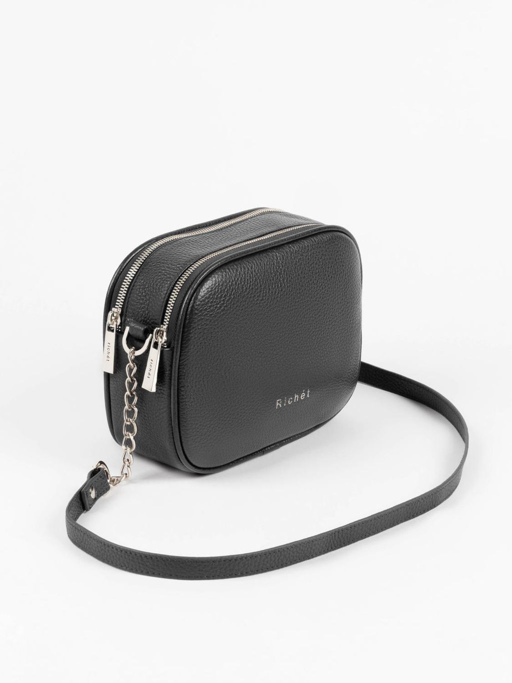 Женская кожаная сумка Richet 2819LN 303 Серый