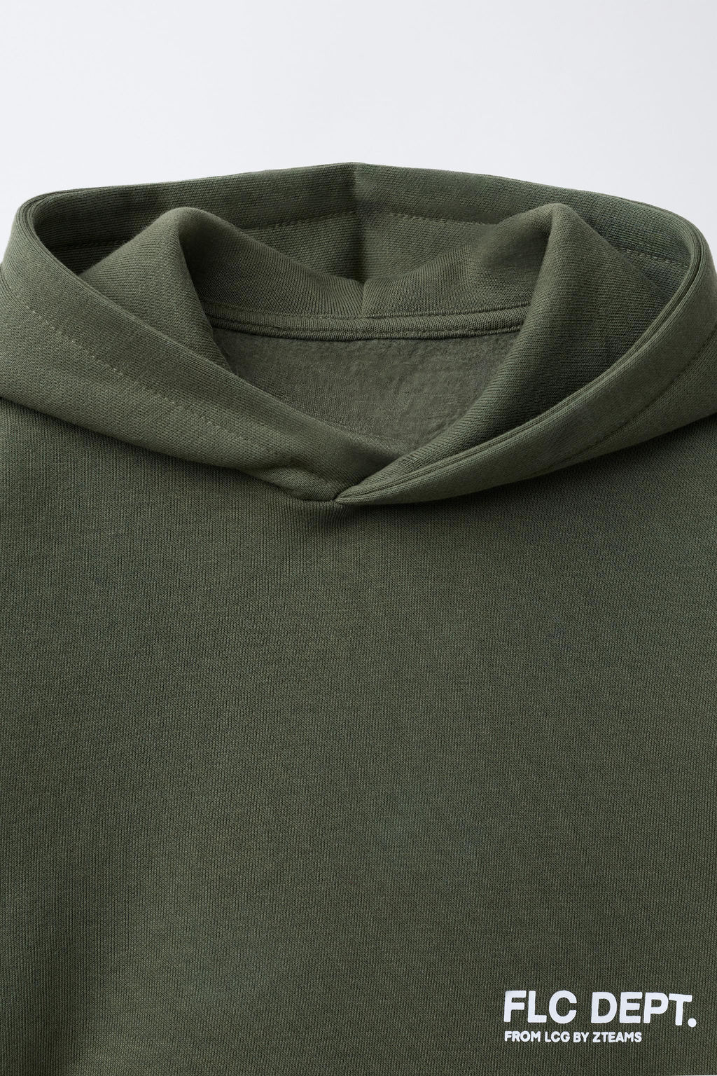 SUDADERA CAPUCHA TEXTO / Verde - Zara фото 3