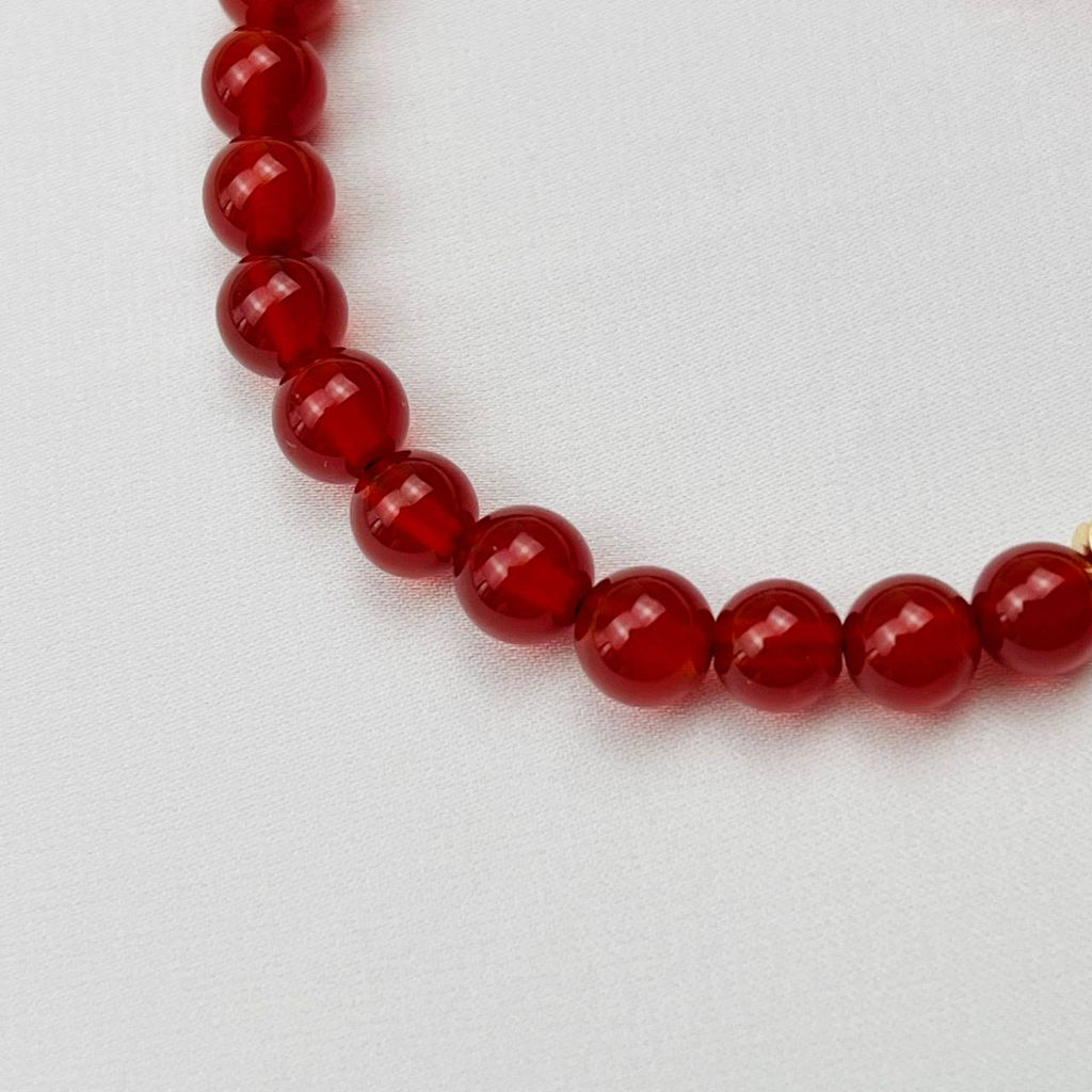 Браслет из Сердолика и Яшмы Мукаит 16 см + - Радуга самоцветов фото 5