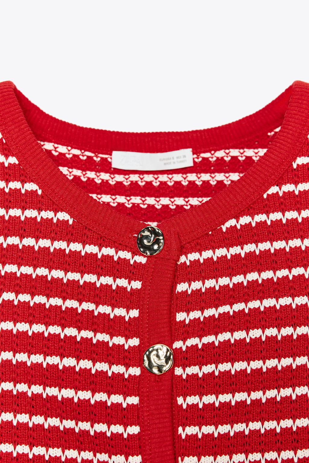 JACQUARD BUTTON WAISTCOAT TOP - Zara фото 28