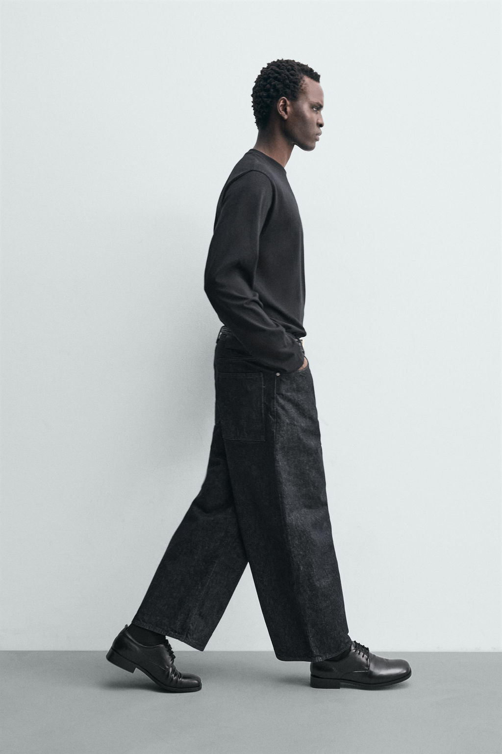 WIDE-LEG JEANS - Zara фото 16