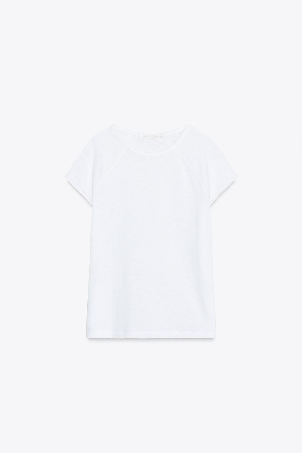SLUB KNIT COTTON T-SHIRT - Zara фото 5